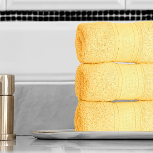12-Piece 100% Set MoNiBloom Cotton Face Wash Cloth for Bathroom Home Hotel Spa Gym Yoga Shower Highly Absorbent Ultra