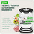 Set 3 Plastic Cutting Boards for Kitchen, with Grips of Dishwasher-Safe, Non Slip Cutting Board with Juice Groove
