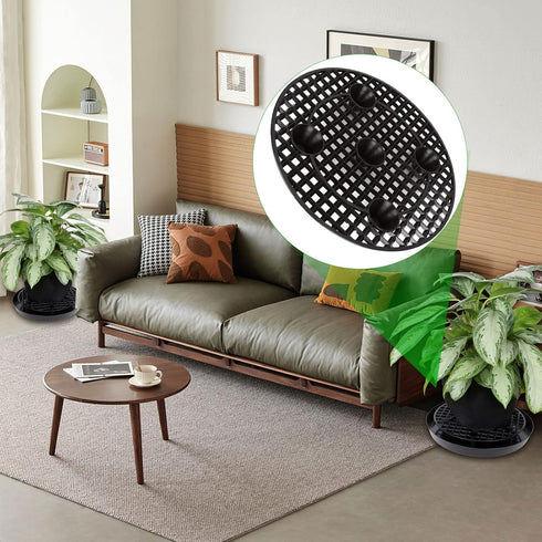 12 12 Inch PCS Plant Risers for Inside Pots - Plastic Plant Stand Pot Elevator - Plant Lifter Deck Protectors for Pots
