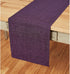Solino Home Linen Table Runner - 100% Pure Linen Grape Table Runner 14 x 36 Inch for Dresser and Coffee Tables - Athena