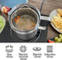 Deep Fryer Pot with Basket and Oil Strainer, 304 Stainless Steel Deep Frying Pot for French Fries, Chicken, 2L (2Qt)