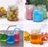 6 oz 30 Pack BIGIVACA Mini Honey Jars - Hexagon Glass Jars with Wood Dippers, Gold Lids, Bee Pendants, Jutes, Stickers
