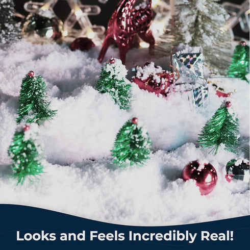 3 Packs, 3 Let it Snow Instant Fake Snow Powder - Made in the USA, Safe & Easy to Use Artificial Snow for Slime