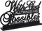 Jetec Inspirational Table Art with Positive Sign 'God All Things Are Possible' Home Decoration, Motivational Wooden
