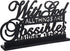 Jetec Inspirational Table Art with Positive Sign 'God All Things Are Possible' Home Decoration, Motivational Wooden