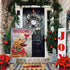 Welcome Winter Golden Retriever Dog Decorative Burlap Garden Flag, Puppy Cardinal Pet Home Yard Decor, Double Sided 12