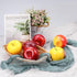 6 Lorigun Pcs Artificial Apples, Fake Fruits Apples for Decoration Realistic, Artificial Fruits Lifelike Red Apples