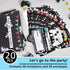 WERNNSAI Watercolor Video Game Party Invites - 20 Set Fill-in Invitations with Envelopes for Boys Birthday