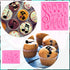 5 Pieces Music Note Fondant Mold - Silicone Musical Candy Mold for Cake Decoration
