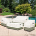 32 32 18 inches,600D Outdoor Ottoman Cover W x D x H Heavy Duty Waterproof Patio Ottoman Cover,Patio End Table Covers
