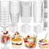 LifeIdeas 430 Pack Mini Dessert Cups with Lids and Spoons, Shooters Cups