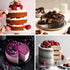 Set of 3 Non-stick 6 Inch Round Cake Pans with 100 Pieces Parchment Paper, Dishwasher Safe for Baking