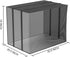 Air Conditioner Cover for Window Units Outside Winter Ac Covers Outdoor Heavy Duty Waterproof Defender with Adjustable Strap Winter Small Size,25.5W*20.5D*18H