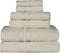 Superior Ultra-Soft 6-Piece Cotton Towel Set, Includes 2 Bath Towels, 2 Hand