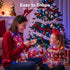 HALHSAP 33ft 100 Color Changing Fairy String Lights, LED Outdoor String Lights, Mini Battery Powered Copper Wire Starry