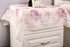 Country 24x24 inch Cotton Farmhouse Tablecloth,Flower Farmhouse Bedside Cover,Nightstand Table Cover, Style Table