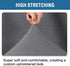 56"-75" H.VERSAILTEX Ottoman and Sofa Seat Cushion Combined Cover Slipcover Rectangle Sofa Slipcover Fit Length