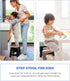11 Inch 300lbs 1PC ACKO Folding Step Stool Foldable Step Stools for Kids, Foot Stool Black Plastic Step Stool