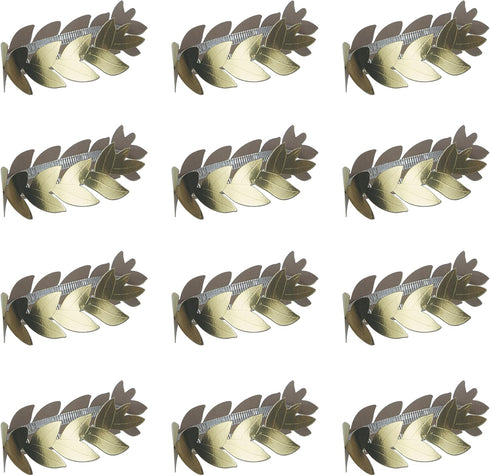Beistle Foil Roman Laurel Wreaths - 12 Piece, OSFM, Gold