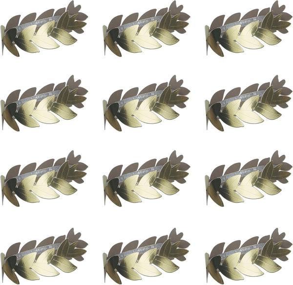 Beistle Foil Roman Laurel Wreaths - 12 Piece, OSFM, Gold
