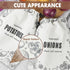 TOGETRUE Potato Onion Storage Bag, Washable Canvas Onion and Potato Storage Bag, Drawstring Garlic Onions Potatoes