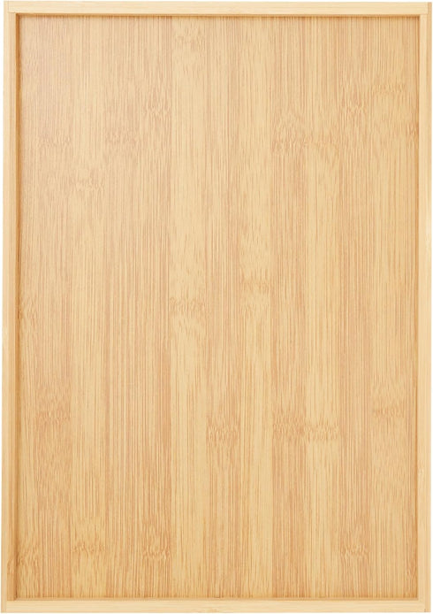 Juvale Bamboo Silverware Drawer Organizer, 6 Slots Wooden Cutlery Tray Holder for Kitchen, 14.5 x 10.25 x 1.75 In