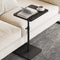 NiHome Minimalist Height Adjustable End Table, 360 Rotatable Sofa Armrest Side Tray