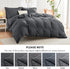 Sets 7 Set HYMOKEGE Full Size Comforter Seersucker Pieces, All Season Luxury Bed in a Bag for Bedroom, Bedding