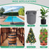 15-22" sanyi Plant Caddy with Wheels, Adjustable Plant Stand with Wheels Heavy Duty, Rolling Plant Stand, Plant Cart