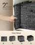 Closet, 16 16.5 16.5 12.5 Inches, ULSP601B01 SONGMICS Shoe Organizer for Shoe Storage Box with Clear Lid, Foldable