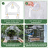 Window Bird Feeders for Outside, Clear Acrylic Bird Feeder with 3 Strong Adhesive Sheets for Wild Bird Watching