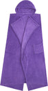 Pop Shop Hooded Ultra-Soft Cozy Plush Throw Blanket with Pockets, 50"x60", Purple
