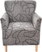 CRFATOP Stretch Modern Banquet Armchair Slipcover 1-Piece Accent Chair Covers with Arms
