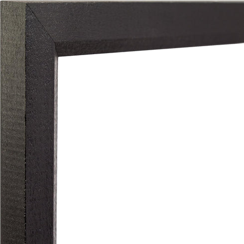 Craig Frames 7171610BK 8.5 x 11-Inch Picture/Poster Frame, Solid Black, Wood Grain Finish