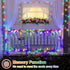 2 Pack 33ft 100 8 QITONG Battery Operated String Lights, Each LED Multicolor Christmas Lights Outdoor Waterproof, Modes