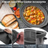 Slow Cooker Liners, Reusable & Leakproof Silicone for 7-8 QT Crock Pot, Dishwasher Safe, BPA Free (Grey)