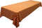 LA Linen Gingham Tablecloth - Checkered Tablecloth for Parties, 60”x120” Orange