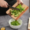 CONSDAN Small Wood Cutting Board for Kitchen, Hardwood Chopping Board for Meat, Vegetables, 10 x 7