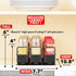 7.7" x10.75 x4 3 1-Tier SpaceAid Pull Out Spice Rack Organizer for Cabinet, Heavy Duty Slide Out Seasoning Kitchen