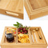 Set 7 Wooden Serving Trays with Handle - of - Large, Medium, Small and Mini - Nesting Multipurpose Trays