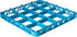Carlisle FoodService Products RE1614 OptiClean 16 Compartment Divided Glass Rack Extender, Blue