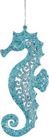 C&F Home Pierced Blue Seahorse Coastal Beach Christmas Ornament