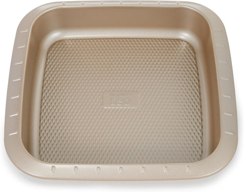 Berghoff Balance Nonstick Square Cake Pan, 8.5" x 8.5" x 2", Lightweight Carbon Steel, Ferno-Green Bakeware