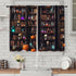 2 Set 28"x36" Worltoldb Vintage Bookshelf Kitchen Curtains Cafe Curtains for Bathroom Dining Room Living Room Pocket