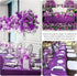 4 Pack 90x132Inch Rectangle Tablecloth Purple Rectangle Tables Washable Polyester Table Cover for Wedding Dining Table