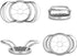 New Star Foodservice Artaste 59519 Zinc Die Cast Apple Corer and Divider with Stainless Steel Blades