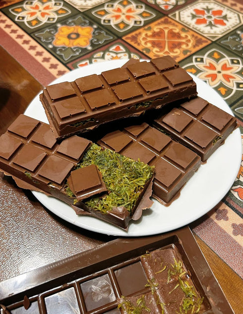 Hushiseek Molds,1 Inch 2PCS Dubai Chocolate Bar Deep Large and Thick Silicone Chocolate Molds Big Chocolate Candy Bar