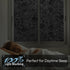 rabbitgoo Black Total Blackout Window Film, 35.4" x 78.7" Light Blocker for Sun Blocking and Privacy