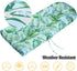 44x19x4 inch, Enipate Tropical Print Adirondack Chair Cushions Weather Resistant Patio Chair Seat Cushion, Tufted