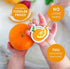 Curious Columbus Toddler Magnets Set of 52, Includes 26 Large Foam Food Pieces and 26 ABC Alphabet Letters